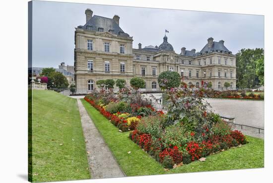 Late summer Luxembourg Gardens and Palace, Paris-Darrell Gulin-Stretched Canvas