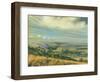 Late Summer on the Downs at Poynings, 1995-Margaret Hartnett-Framed Giclee Print