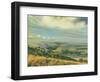 Late Summer on the Downs at Poynings, 1995-Margaret Hartnett-Framed Giclee Print