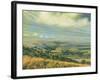 Late Summer on the Downs at Poynings, 1995-Margaret Hartnett-Framed Giclee Print