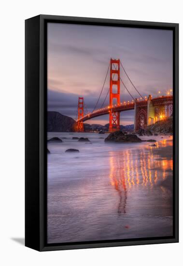 Late Summer View at the Lovely Golden Gate, San Francisco-Vincent James-Framed Stretched Canvas