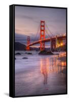 Late Summer View at the Lovely Golden Gate, San Francisco-Vincent James-Framed Stretched Canvas