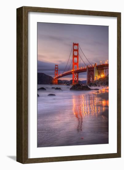 Late Summer View at the Lovely Golden Gate, San Francisco-Vincent James-Framed Photographic Print