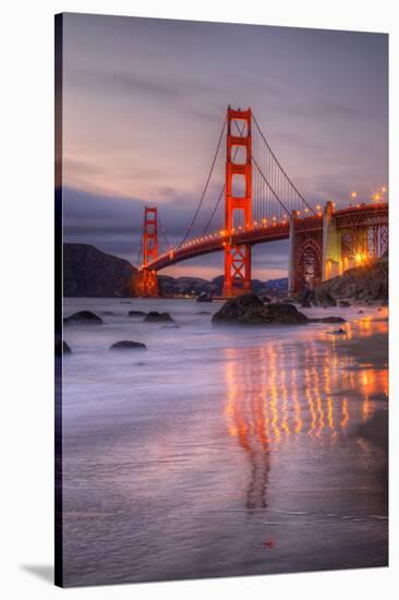 Late Summer View at the Lovely Golden Gate, San Francisco-Vincent James-Stretched Canvas