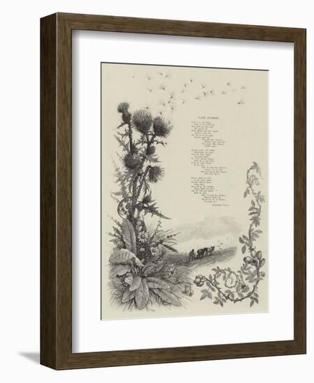 Late Summer-null-Framed Giclee Print