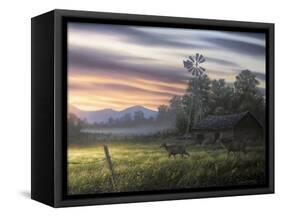 Late Summer-Chuck Black-Framed Stretched Canvas