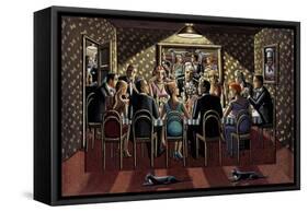 Late Supper, 2015-PJ Crook-Framed Stretched Canvas