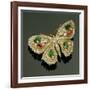 Late Victorian Multi-Gem Set Butterfly Brooch, C.1880-English School-Framed Giclee Print