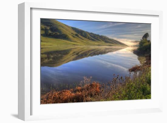 Late Winter Hills and Reflection, Northern California-Vincent James-Framed Photographic Print