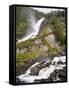 Latefoss Waterfalls, Odda, Hordaland, Norway, Scandinavia, Europe-Marco Cristofori-Framed Stretched Canvas