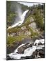 Latefoss Waterfalls, Odda, Hordaland, Norway, Scandinavia, Europe-Marco Cristofori-Mounted Photographic Print