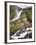 Latefoss Waterfalls, Odda, Hordaland, Norway, Scandinavia, Europe-Marco Cristofori-Framed Photographic Print