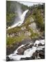 Latefoss Waterfalls, Odda, Hordaland, Norway, Scandinavia, Europe-Marco Cristofori-Mounted Photographic Print