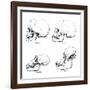 Lateral View of the Skull or Profile, 1848-null-Framed Giclee Print