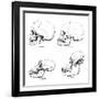 Lateral View of the Skull or Profile, 1848-null-Framed Giclee Print