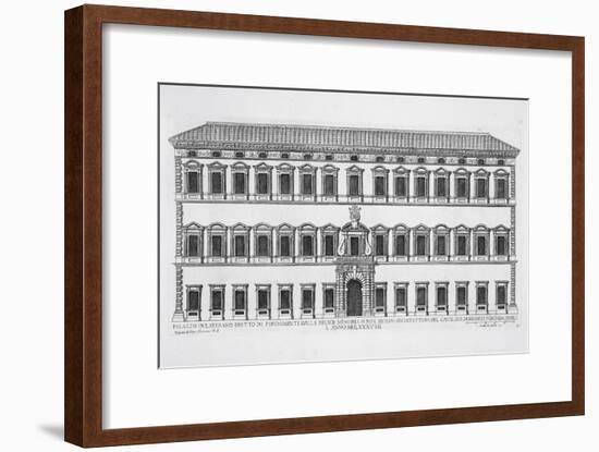 Lateran Palace, Rome, Commissioned by Pope Sixtus V and Designed by Domenico Fontana-Pietro Ferrerio-Framed Giclee Print