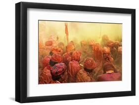 Lathmar Holi-Francesco Vaninetti-Framed Photographic Print