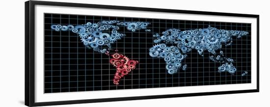 Latin America Economy-digitalista-Framed Premium Giclee Print