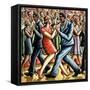 Latin American-PJ Crook-Framed Stretched Canvas