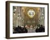 Latin Patriarch, Celebrating the Pontifical Vespers on Christmas Eve 2005, Basilica of the Nativity-Eitan Simanor-Framed Photographic Print