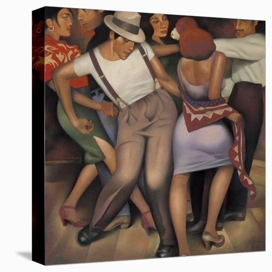 Latino Jazz-Gary Kelley-Stretched Canvas