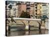 Latinska Cuprija (Latin Bridge) over Miljacka River, Place of Murder of Archduke Ferdinand, Sarajev-Emanuele Ciccomartino-Stretched Canvas