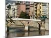 Latinska Cuprija (Latin Bridge) over Miljacka River, Place of Murder of Archduke Ferdinand, Sarajev-Emanuele Ciccomartino-Mounted Photographic Print