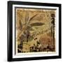 Latitude and Longitude Travel to Florence-null-Framed Giclee Print