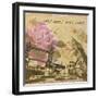 Latitude and Longitude Travel to London-null-Framed Giclee Print