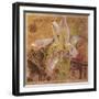 Latitude and Longitude Travel to Paris-null-Framed Giclee Print