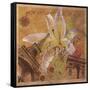 Latitude and Longitude Travel to Paris-null-Framed Stretched Canvas