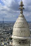 France. Paris. Sacre Coeur. Montmartre. Eiffel Tower-LatitudeStock-Photographic Print