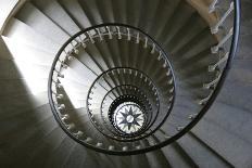 Staircase Inside Tower of a Lighthouse Built in 1854, Isle De Re-LatitudeStock-Photographic Print
