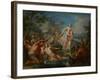 Latona Turning the Lycian Peasants into Frogs, C.1730-Johann Georg Platzer-Framed Giclee Print