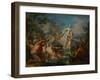 Latona Turning the Lycian Peasants into Frogs, C.1730-Johann Georg Platzer-Framed Giclee Print