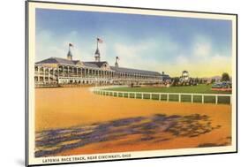 Latonia Race Track, Cincinnati, Ohio-null-Mounted Art Print