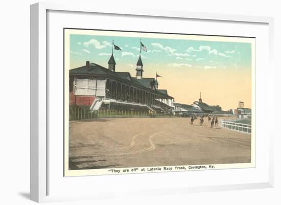 Latonia Race Track, Covington, Kentucky-null-Framed Art Print