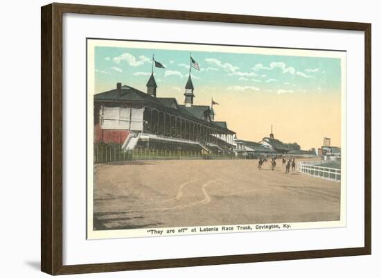 Latonia Race Track, Covington, Kentucky-null-Framed Art Print
