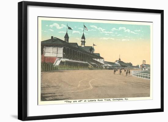 Latonia Race Track, Covington, Kentucky-null-Framed Art Print