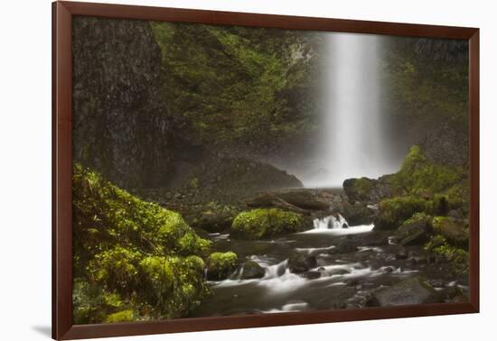 Latourell Falls and Creek, Guy S. Talbot Sp, Columbia Gorge, Oregon-Michel Hersen-Framed Photographic Print