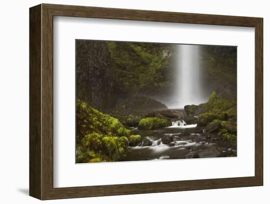 Latourell Falls and Creek, Guy S. Talbot Sp, Columbia Gorge, Oregon-Michel Hersen-Framed Photographic Print