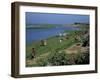 Latrines on the River Bank in Rough Land Grazed by Cows in a Slum in Dhaka, Bangladesh-Taylor Liba-Framed Photographic Print