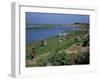 Latrines on the River Bank in Rough Land Grazed by Cows in a Slum in Dhaka, Bangladesh-Taylor Liba-Framed Photographic Print