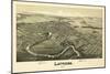 Latrobe, Pennsylvania - Panoramic Map-Lantern Press-Mounted Art Print