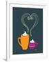 Latte Love-Teresa Woo-Framed Art Print