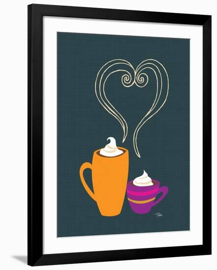 Latte Love-Teresa Woo-Framed Art Print