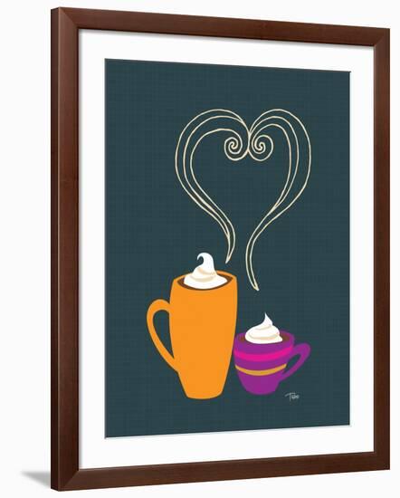 Latte Love-Teresa Woo-Framed Art Print