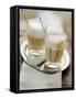 Latte Macchiato on a Tray-null-Framed Stretched Canvas