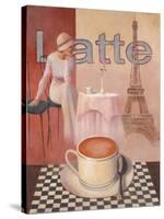 Latte - Paris-Unknown Chiu-Stretched Canvas