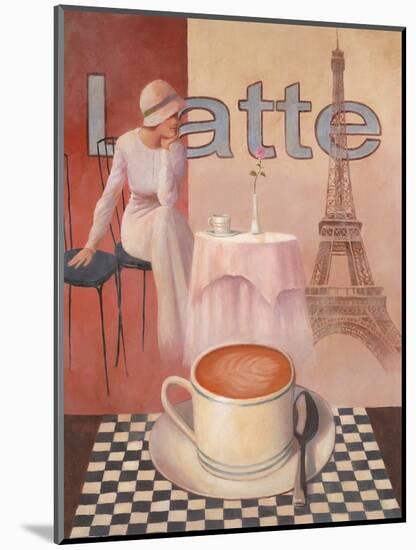 Latte - Paris-Unknown Chiu-Mounted Art Print